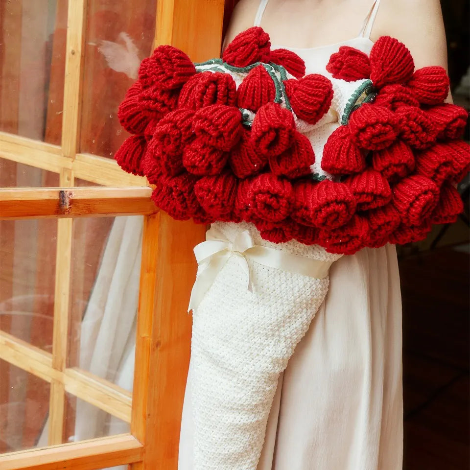 Rose Round Throw 1