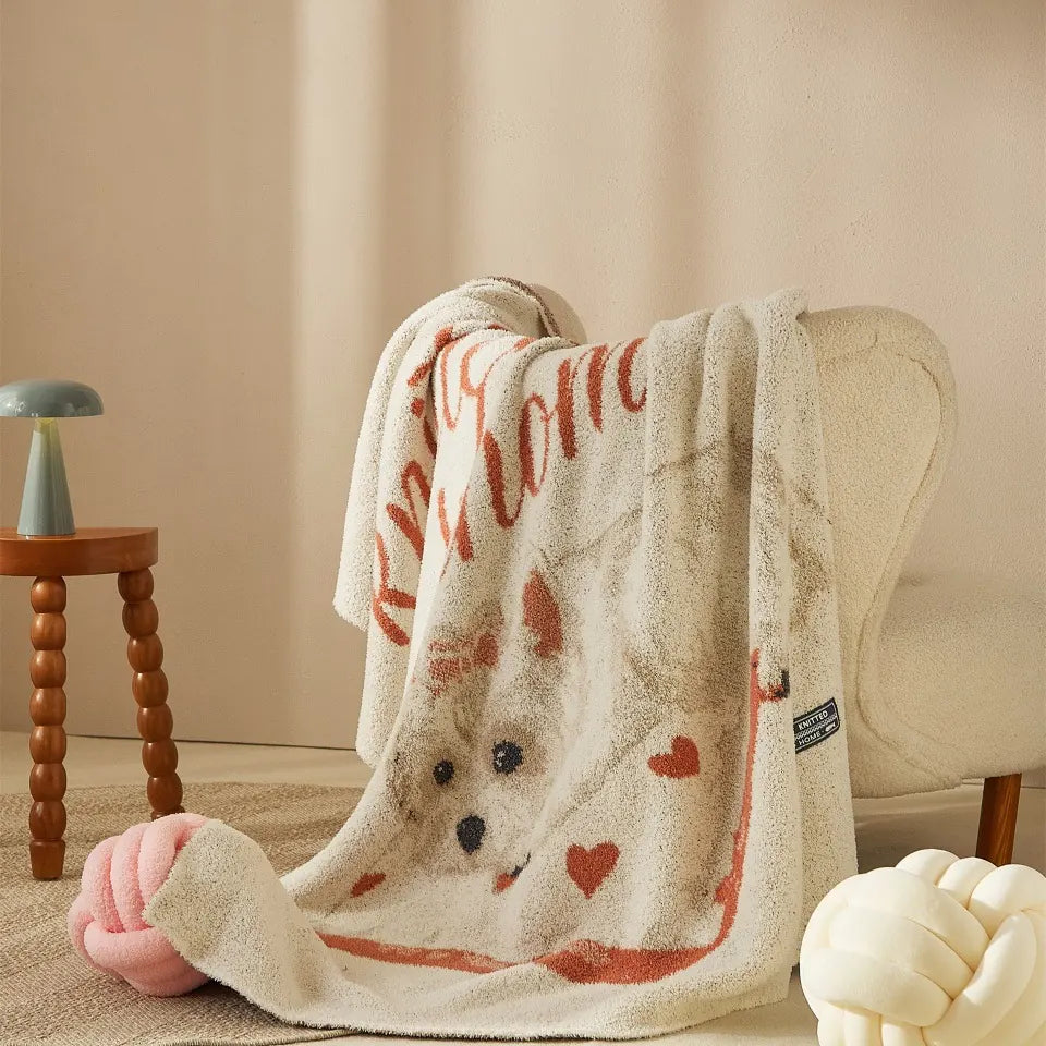 Knitted Home Throw 1