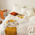 Yellow Dog Throw 1