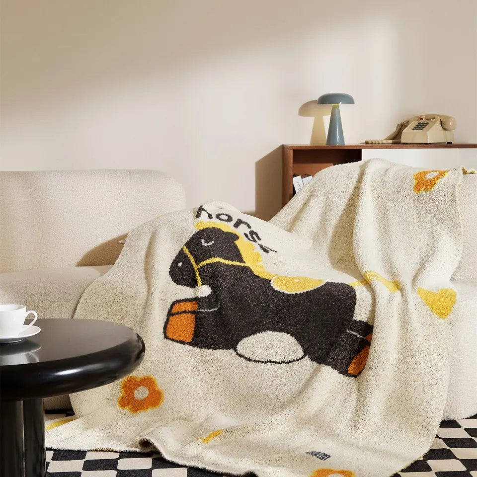 Black Horse Throw 2