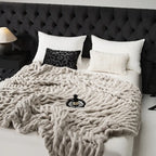 Plush Cable Throw 2
