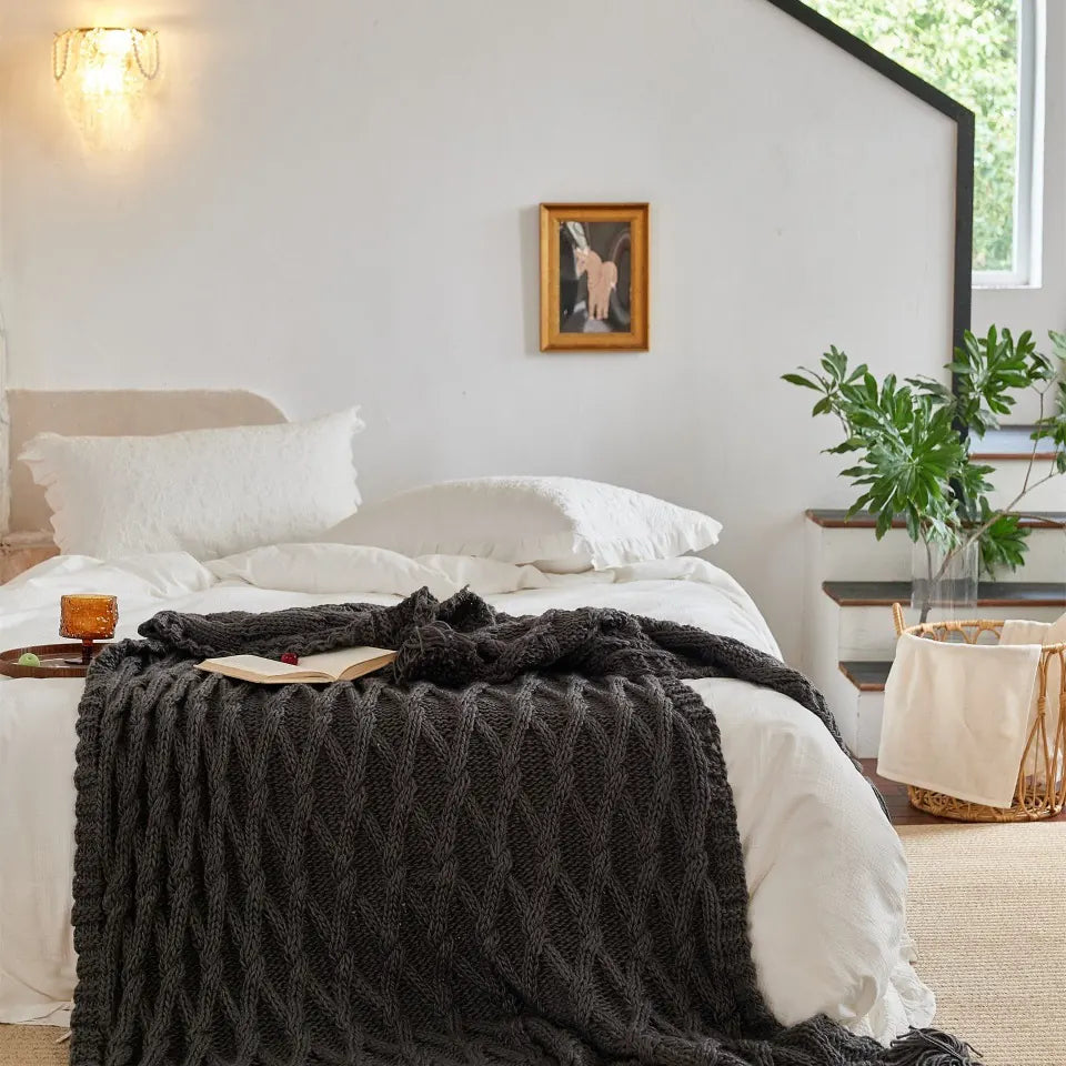 Chunky Knit Throw 2