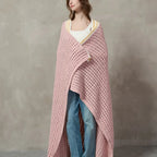 Pink Chenille Throw 2
