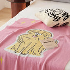 Pink Pup Throw 2