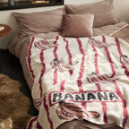 Banana Stripe Throw 2