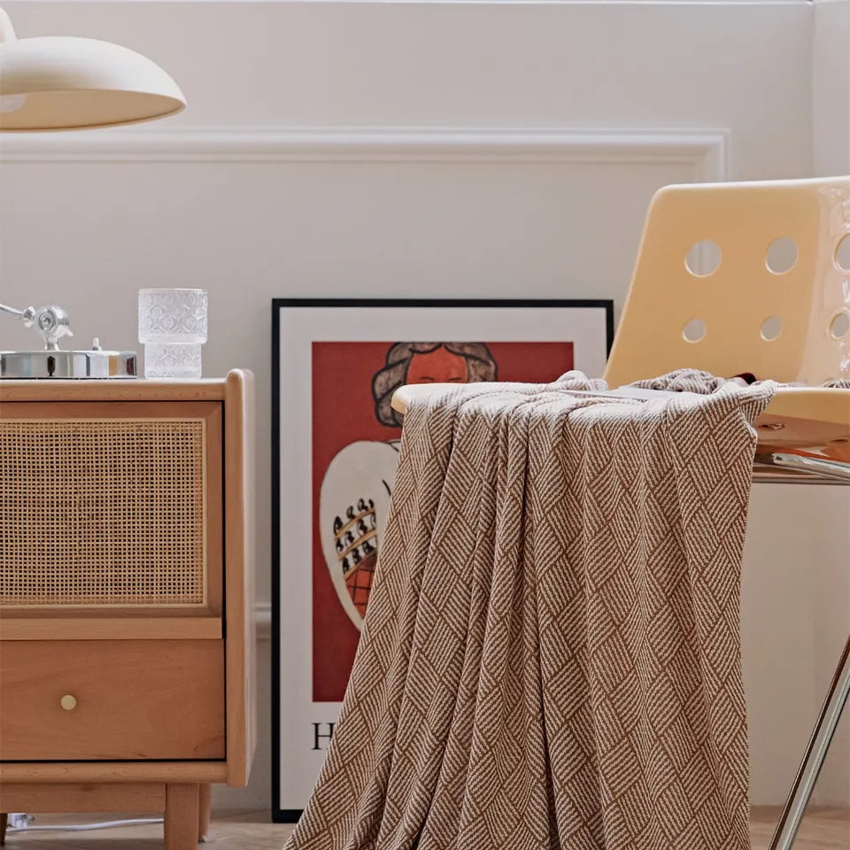 Diamond Weave Throw 2