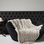 Plush Cable Throw 3