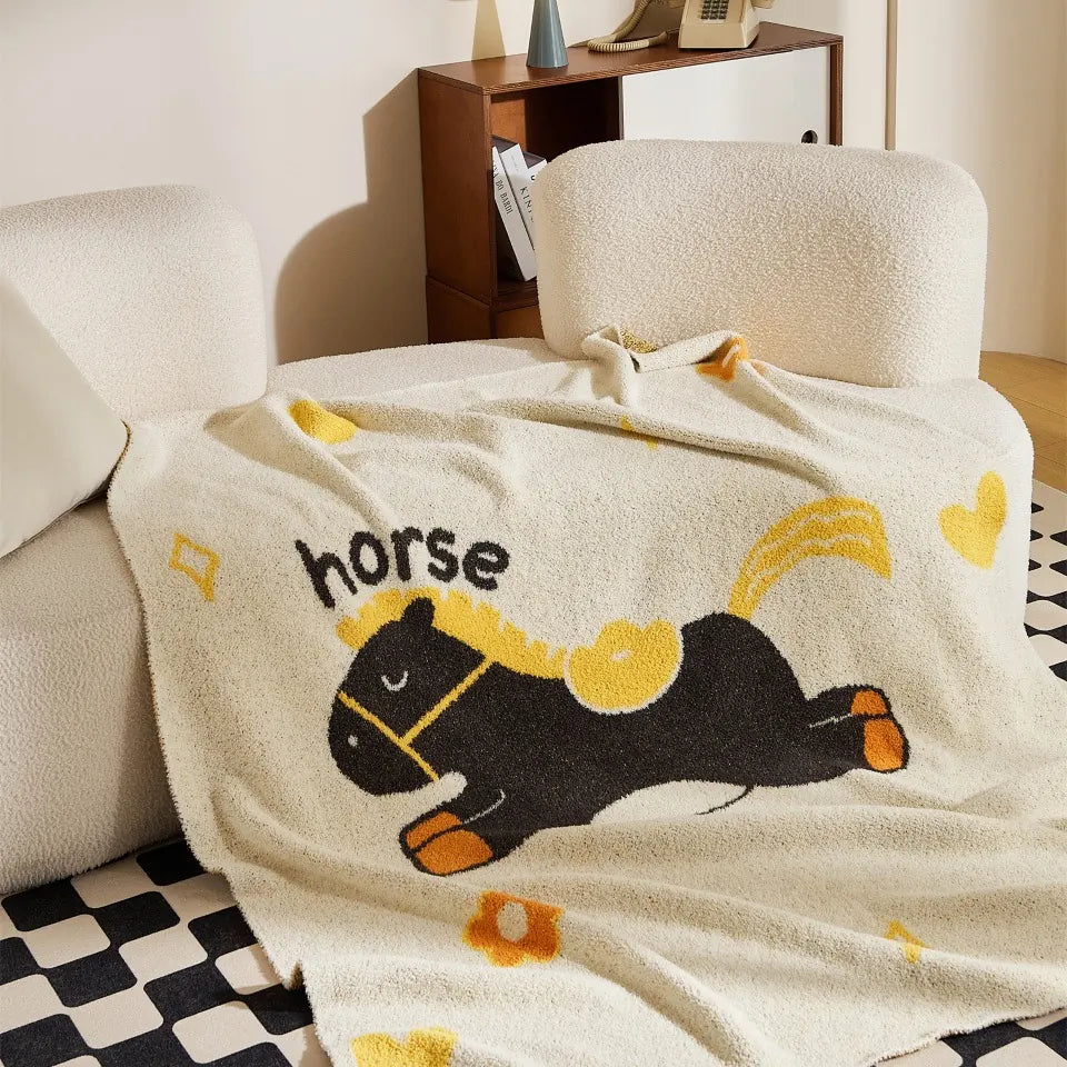 Black Horse Throw 3