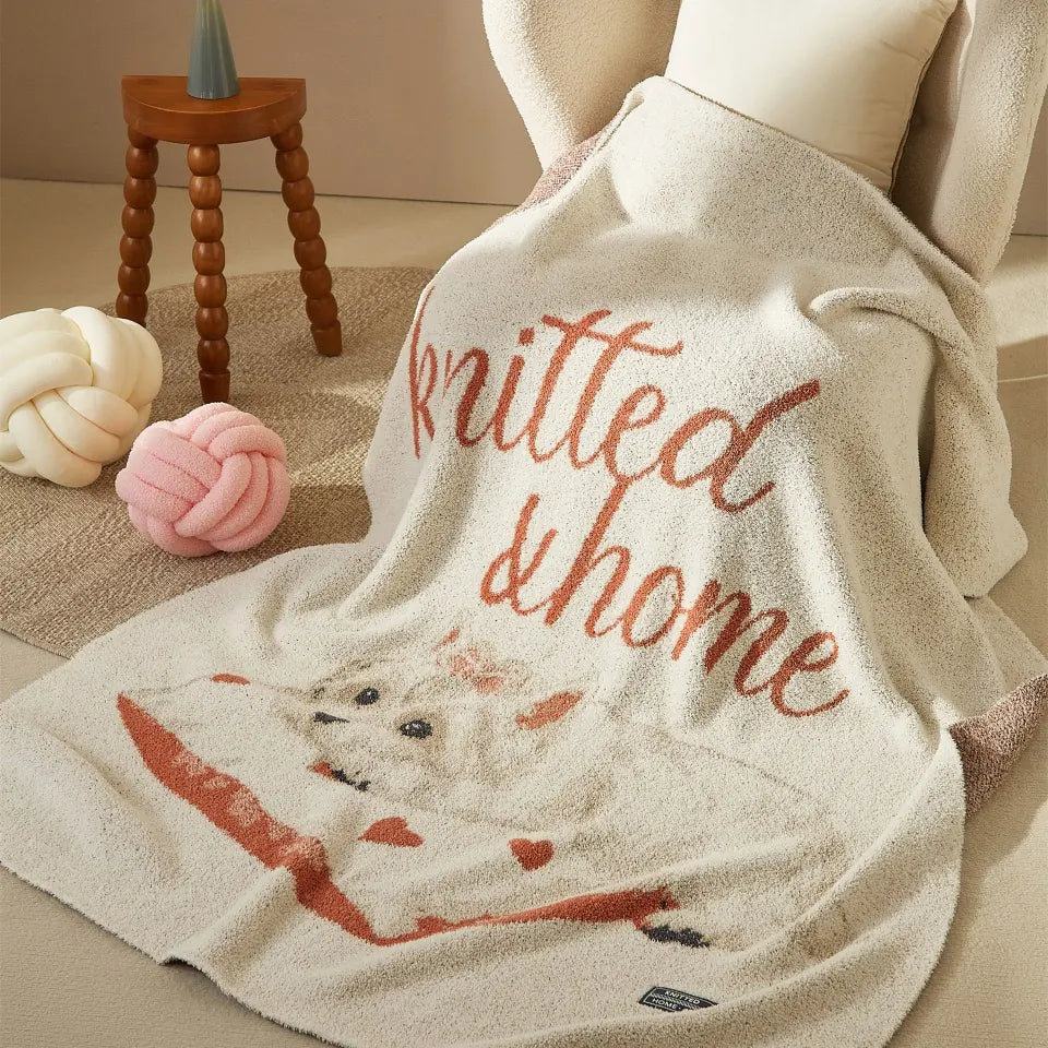 Knitted Home Throw 3