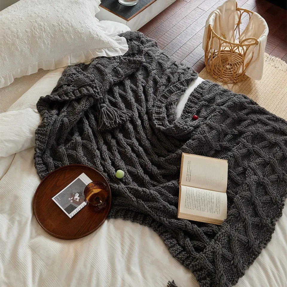 Chunky Knit Throw 3