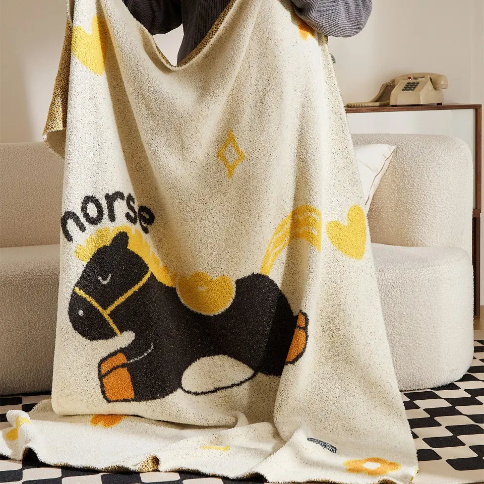 Black Horse Throw 4