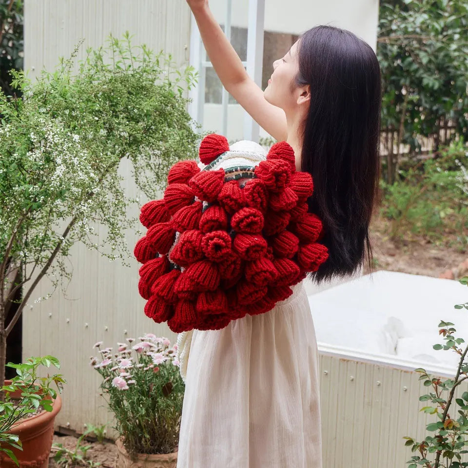 Rose Round Throw 4