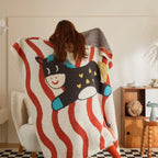 Wavy Horse Throw 4