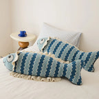 Blue Fish Pillow 4