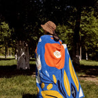 Blue Bloom Throw 5