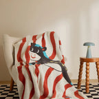 Wavy Horse Throw 5