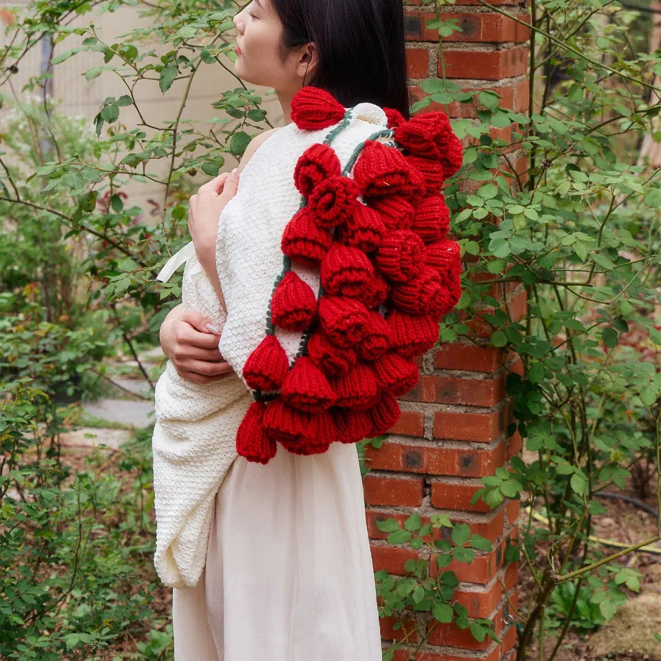 Rose Round Throw 5