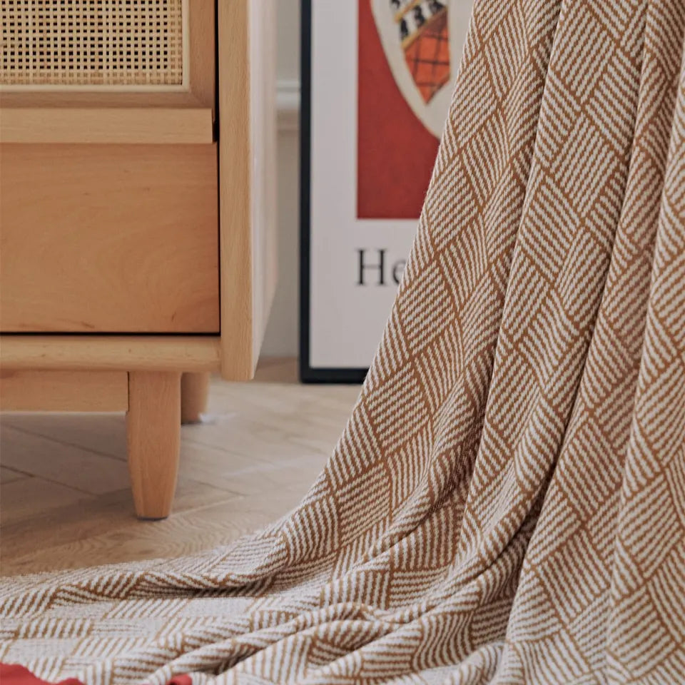 Diamond Weave Throw 5