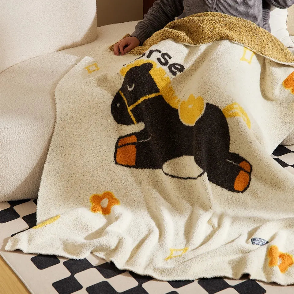 Black Horse Throw 5