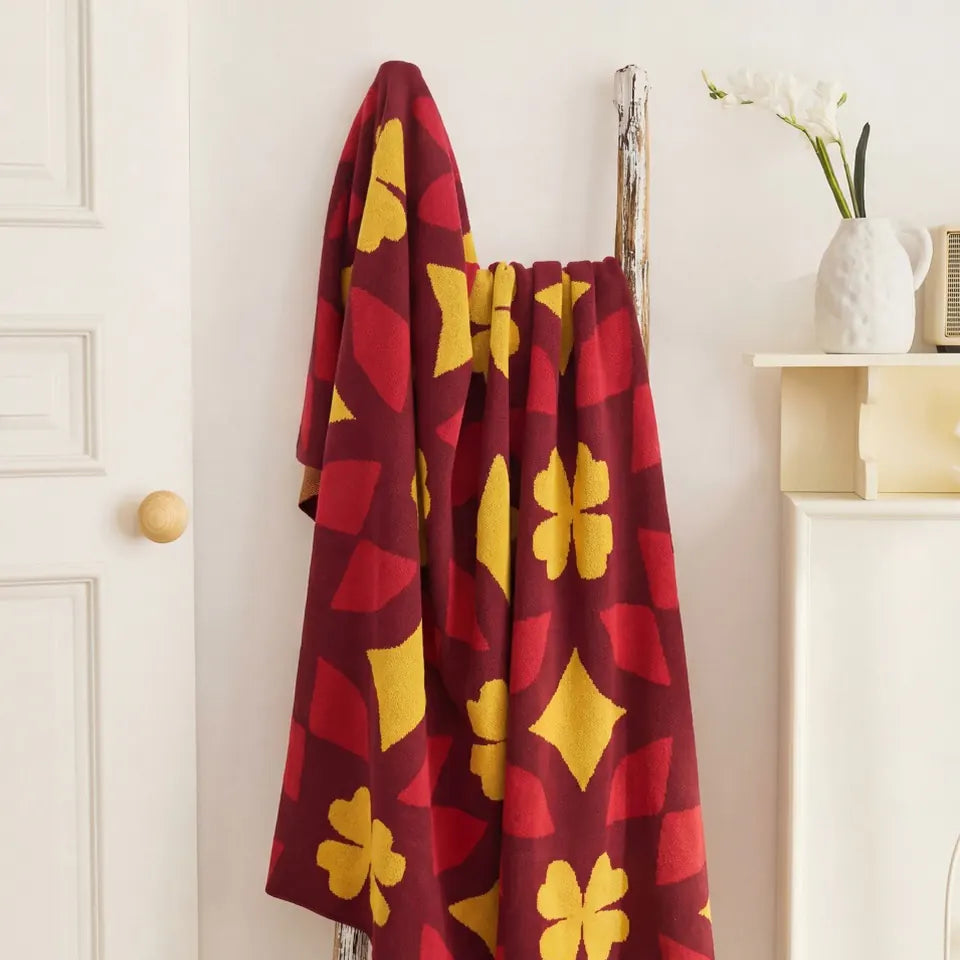 Ruby Flower Throw 5