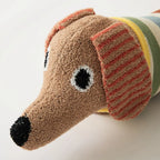 Striped Dachshund Pillow 6