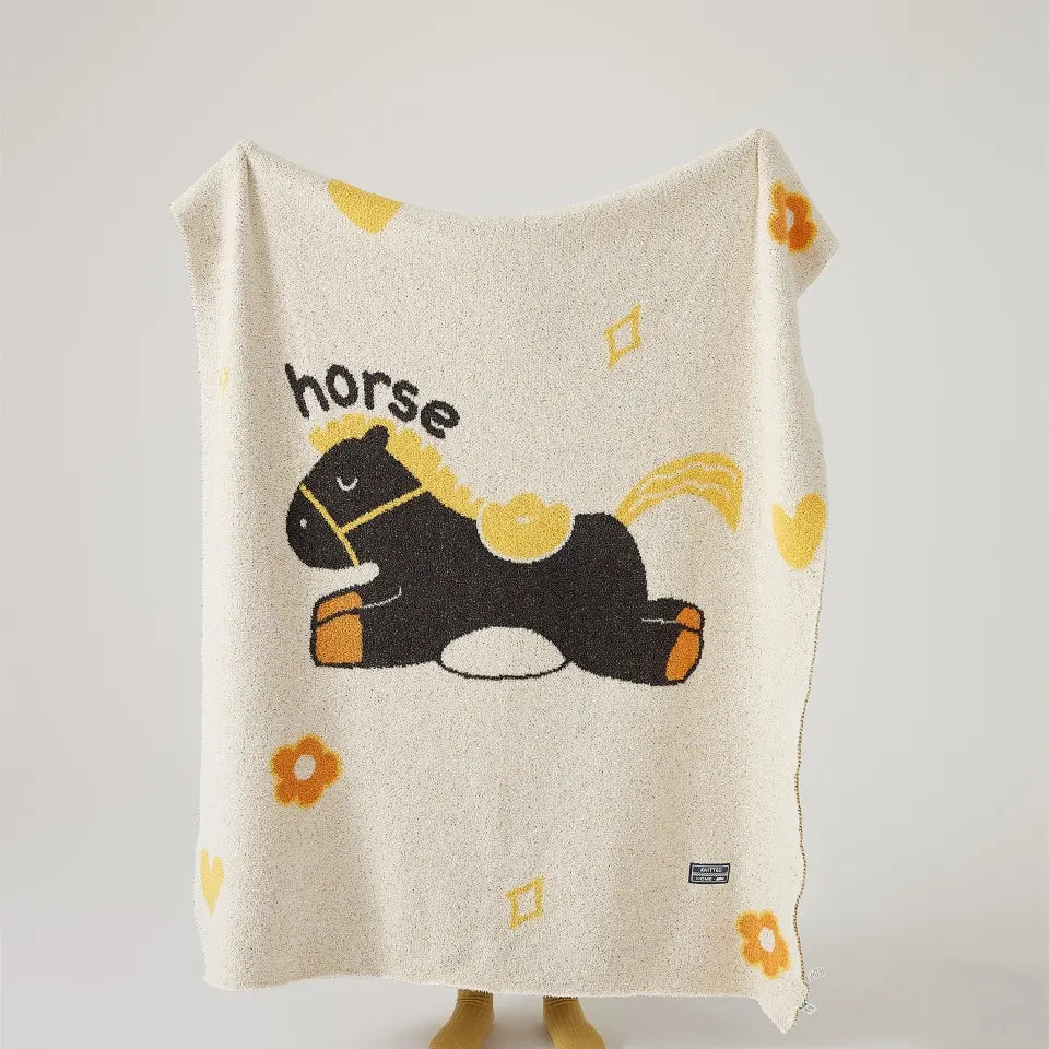 Black Horse Throw 7