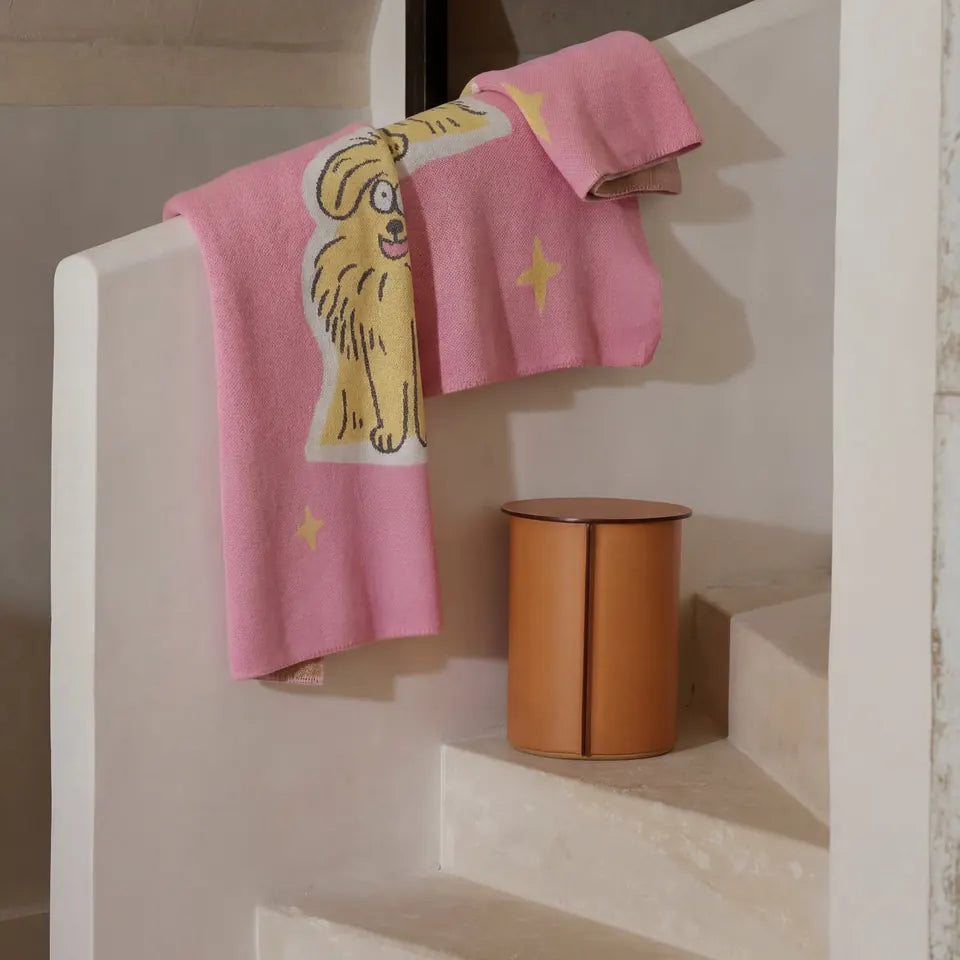 Pink Pup Throw 8