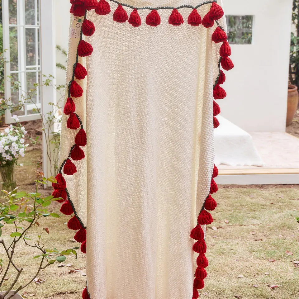 Rose Round Throw 8