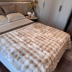 Checkered Plush Throw 8