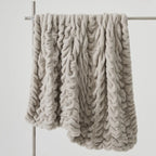 Plush Cable Throw 8
