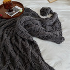 Chunky Knit Throw 9