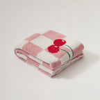 Cherry Gingham Throw 9