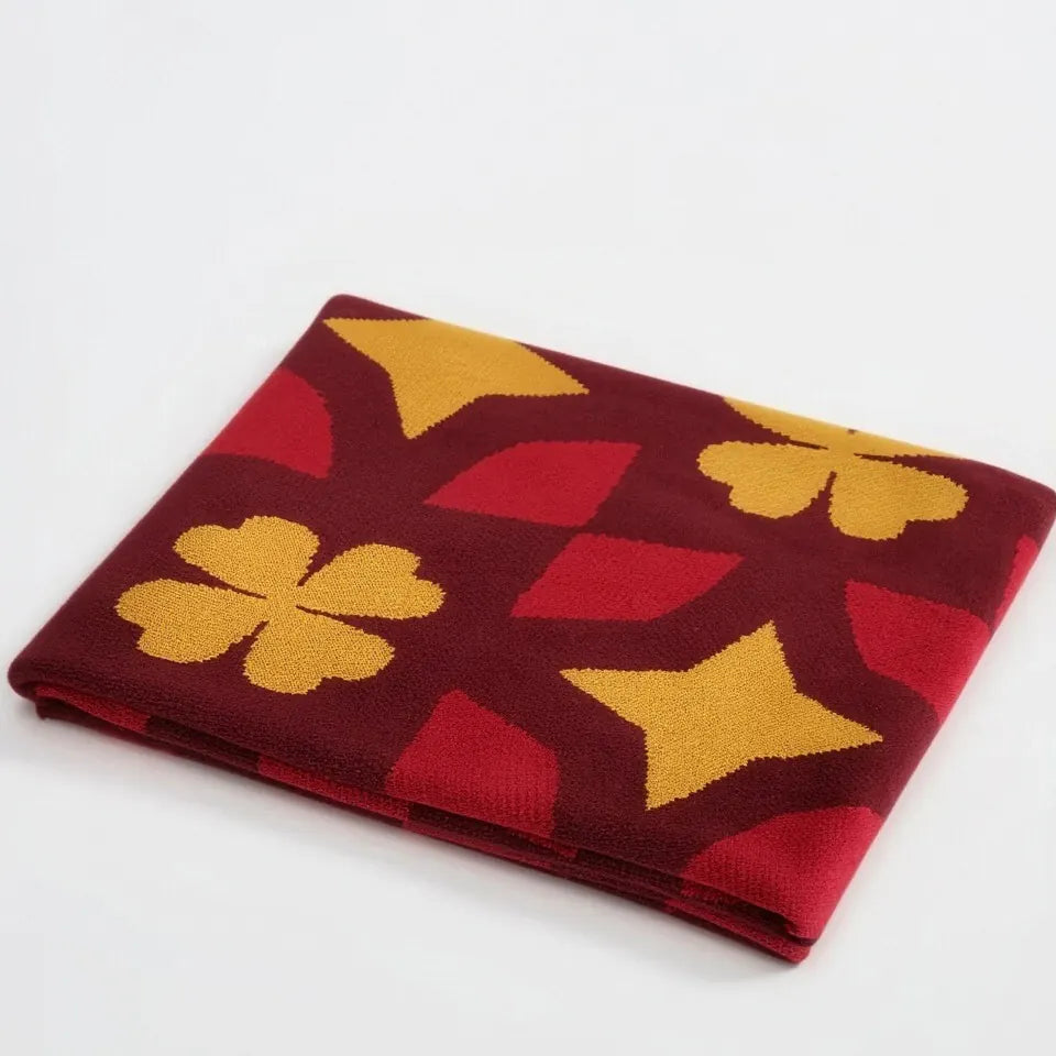 Ruby Flower Throw 9