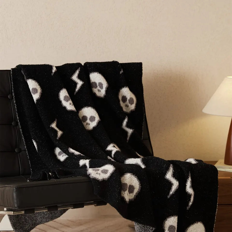 Skull Flash Throw — Red