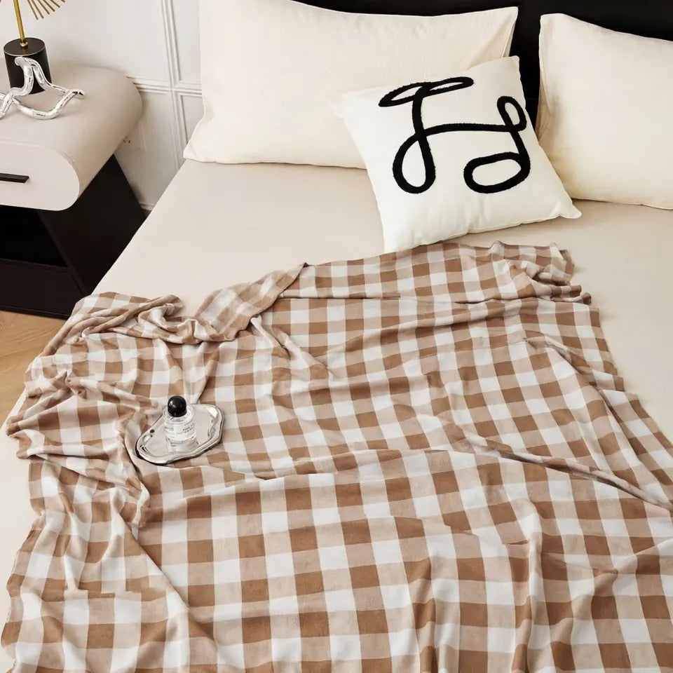 Fresh Gingham Throw 19