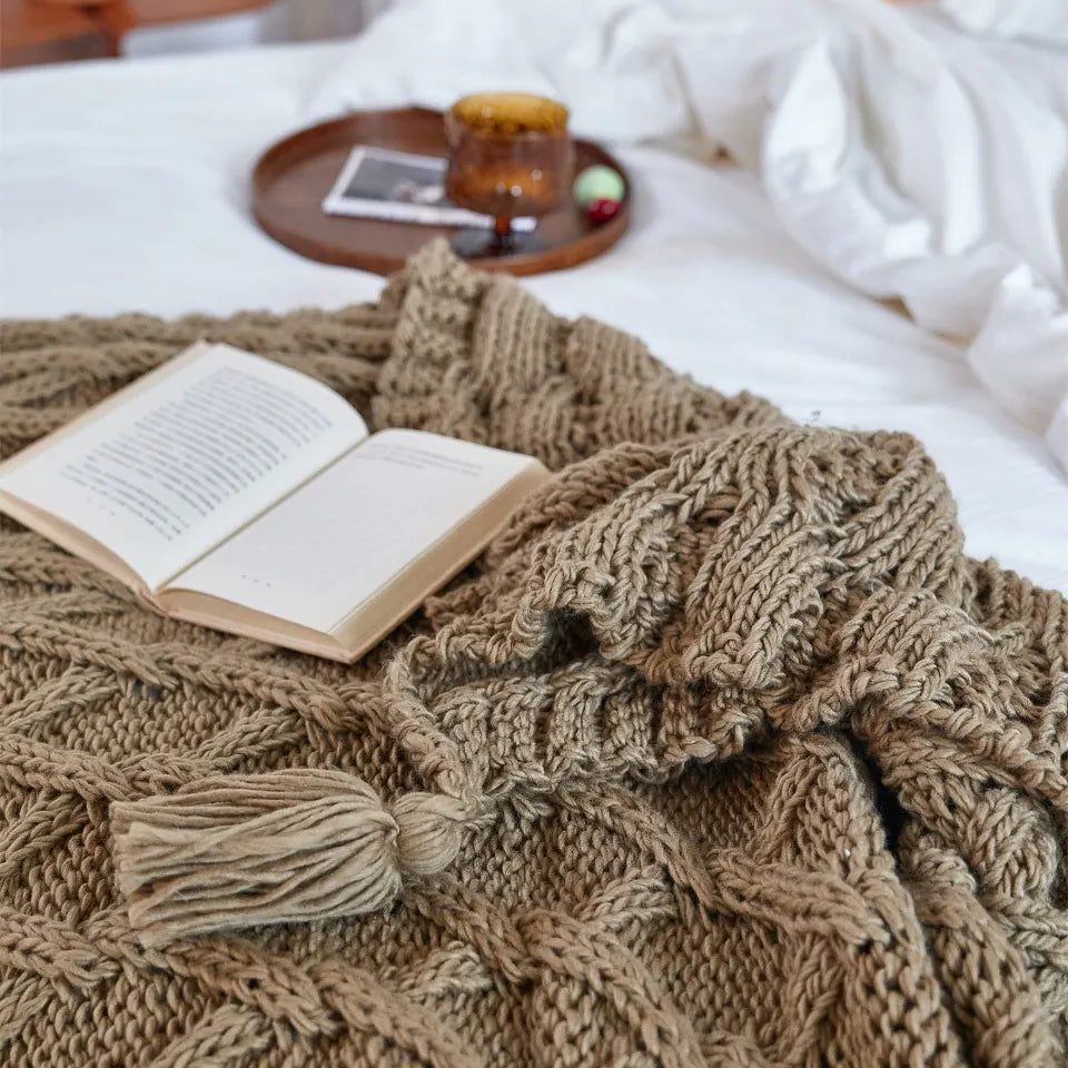 Chunky Knit Throw 23