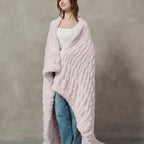 Plush Cable Throw 30