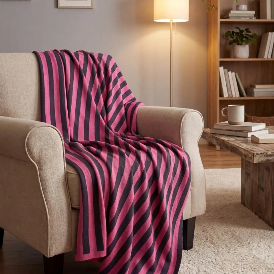 Fine Stripe Throw 38