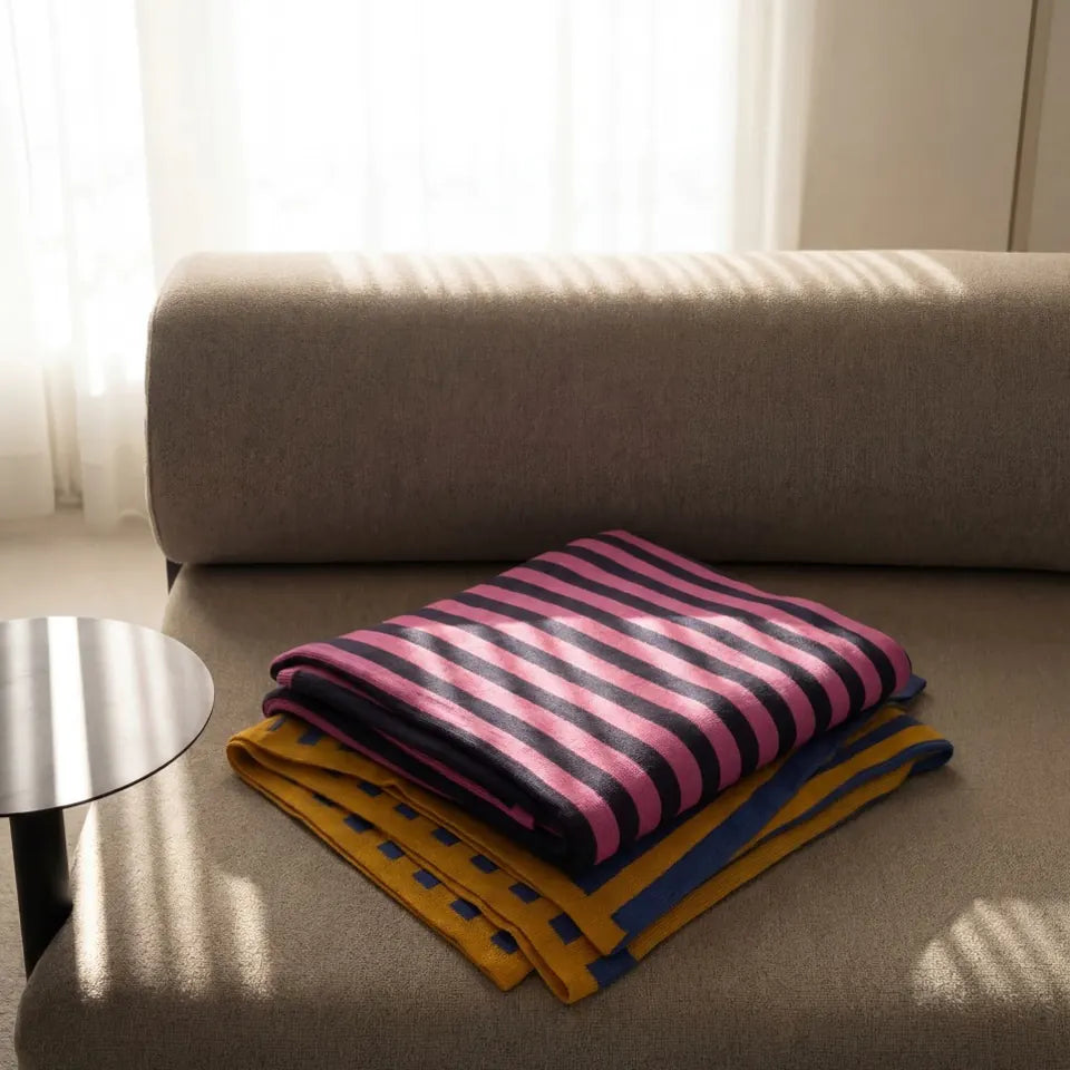 Fine Stripe Throw 45