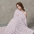 Plush Cable Throw 49