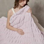 Plush Cable Throw 51