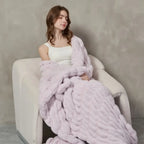 Plush Cable Throw 53