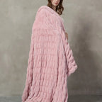 Plush Cable Throw 59