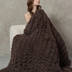 Plush Cable Throw 72