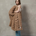 Plush Cable Throw 79