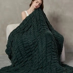 Plush Cable Throw 83