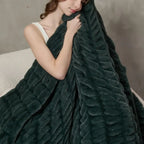 Plush Cable Throw 85