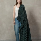 Plush Cable Throw 86