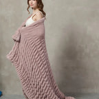 Plush Cable Throw 96