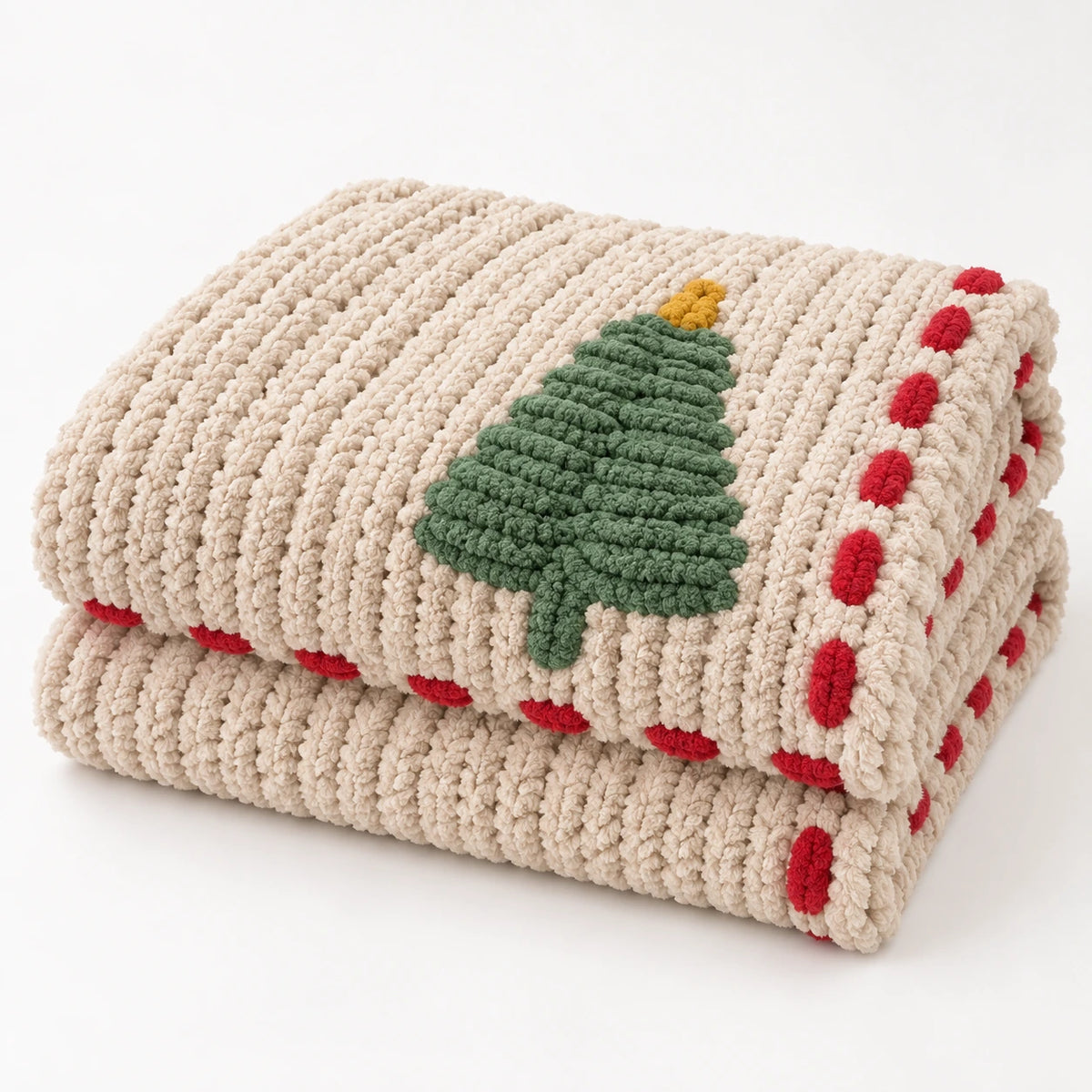 Christmas Tree Throw white background product image